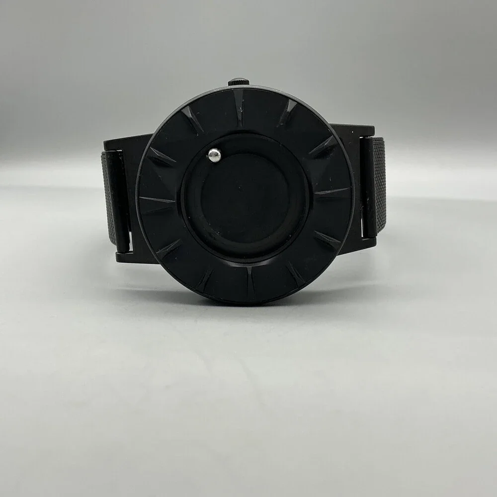 Eone The Bradley Mens Watch 40mm Black Dial Black Mesh Stainless Quartz 50m WR